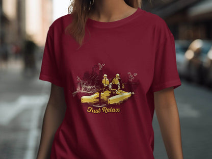 Just Relax Stormtroopers Red Graphic T-shirt product