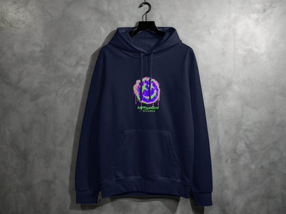 Happy Nation Toxiclated Smiley Face Graphic Design Hoodie - Design & Vybe