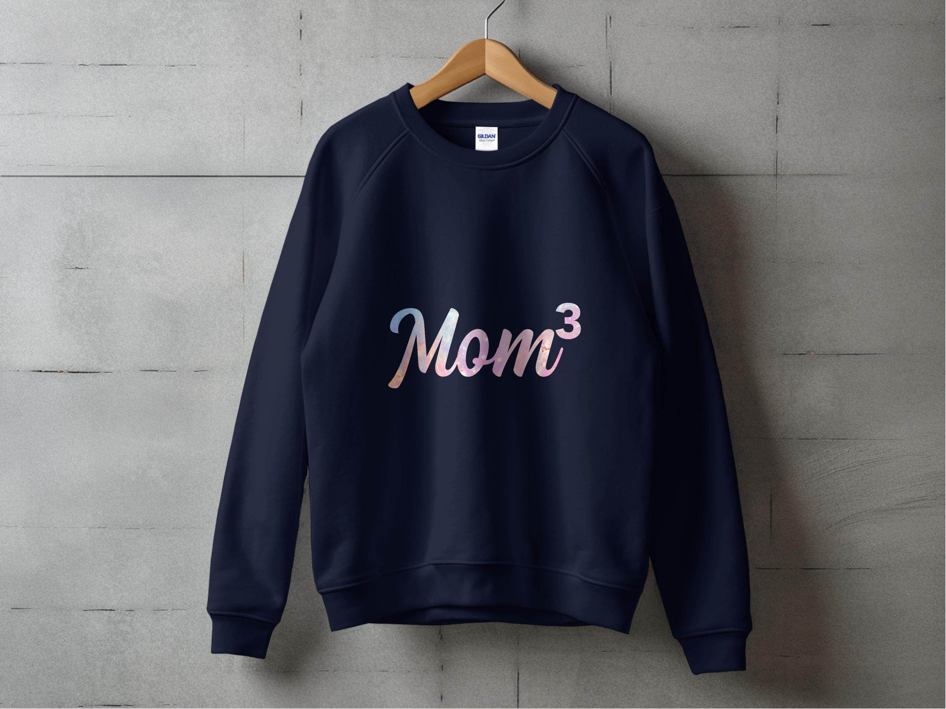 Mom Cubed Galaxy Design For Mothers Mothers Day Sweater - Design & Vybe
