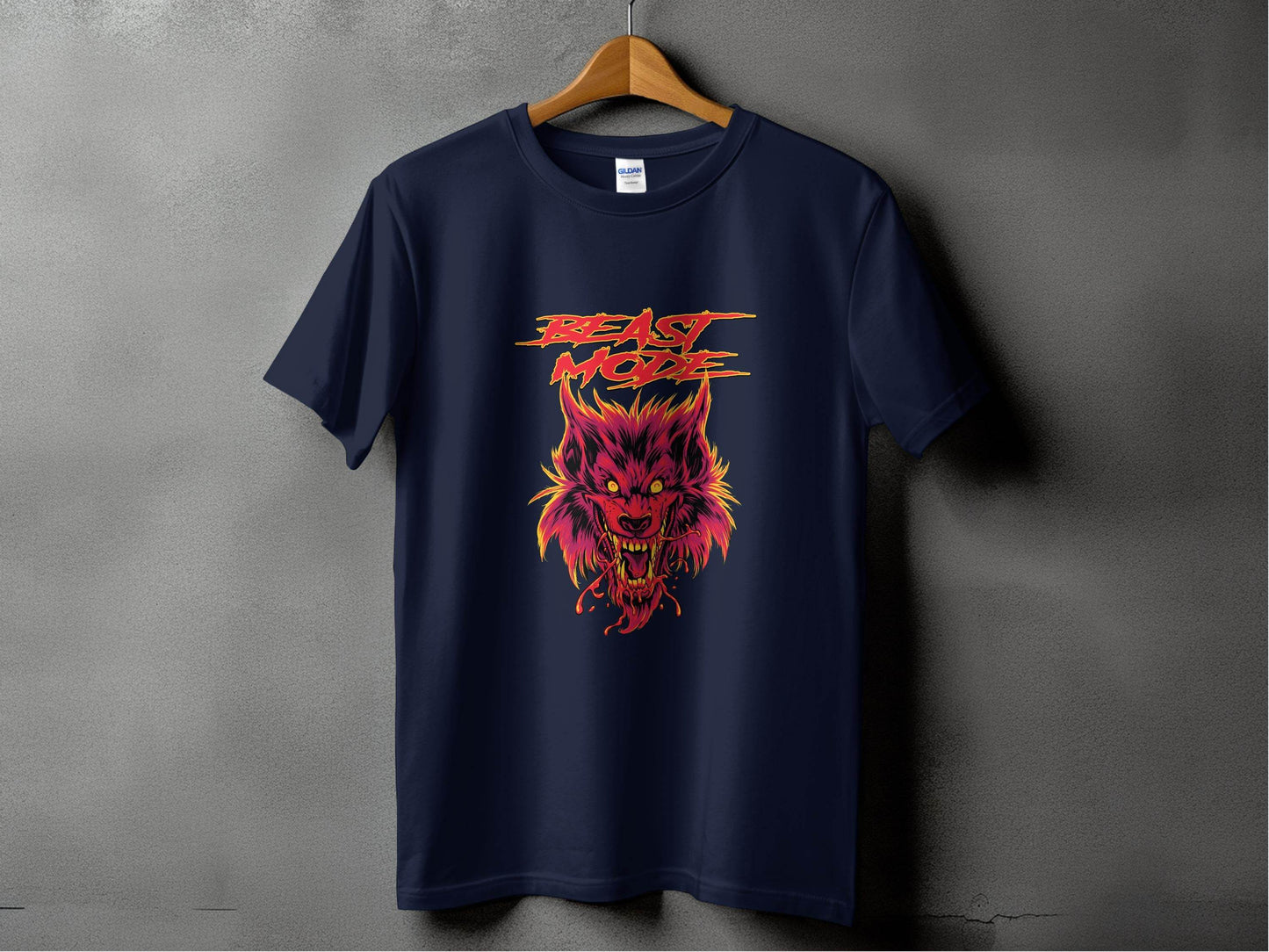 Beast Mode Graphic Print On Premium Quality Unisex T-Shirt - Design & Vybe