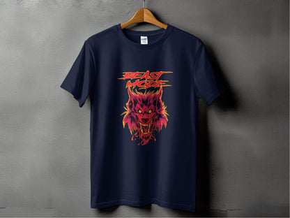 Beast Mode Graphic Print On Premium Quality Unisex T-Shirt - Design & Vybe