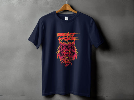 Beast Mode Graphic Print On Premium Quality Unisex T-Shirt - Design & Vybe