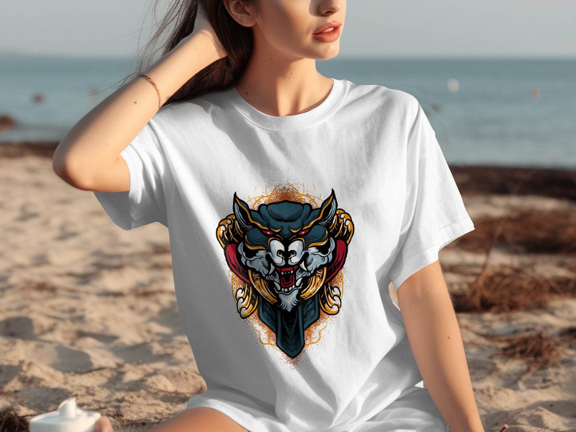 Fierce Design T-Shirt Stylish Exclusive Graphic T-Shirt - Design & Vybe