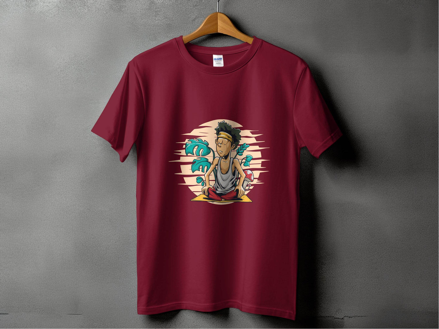 Yoga Enthusiast Graphic Printed Casual T-Shirt - Design & Vybe