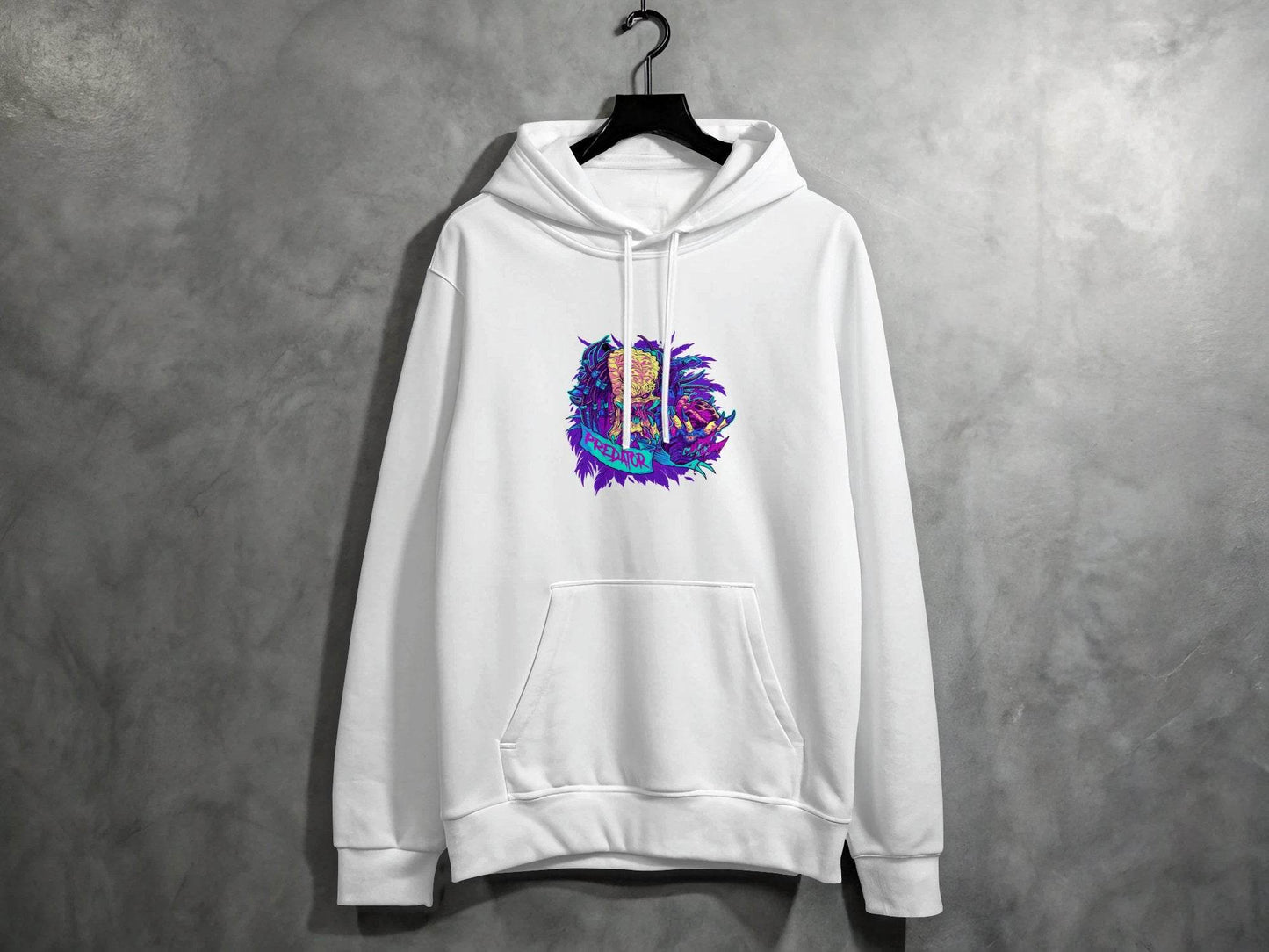 Predator Head With Leaves Awesome Graphic Design Hoodie - Design & Vybe