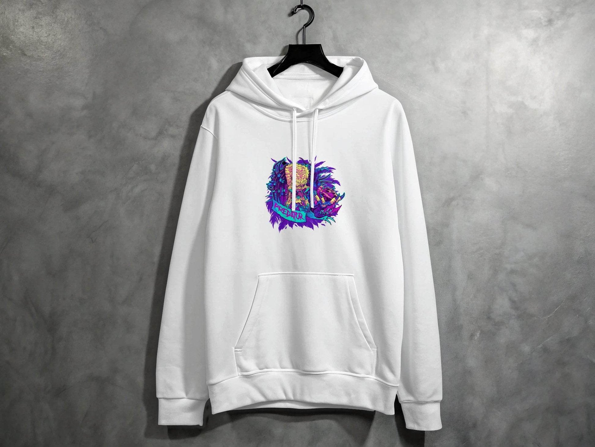 Predator Head With Leaves Awesome Graphic Design Hoodie - Design & Vybe