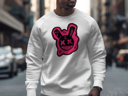 Stylish Pink Graphic Bunny Long Sleeve product