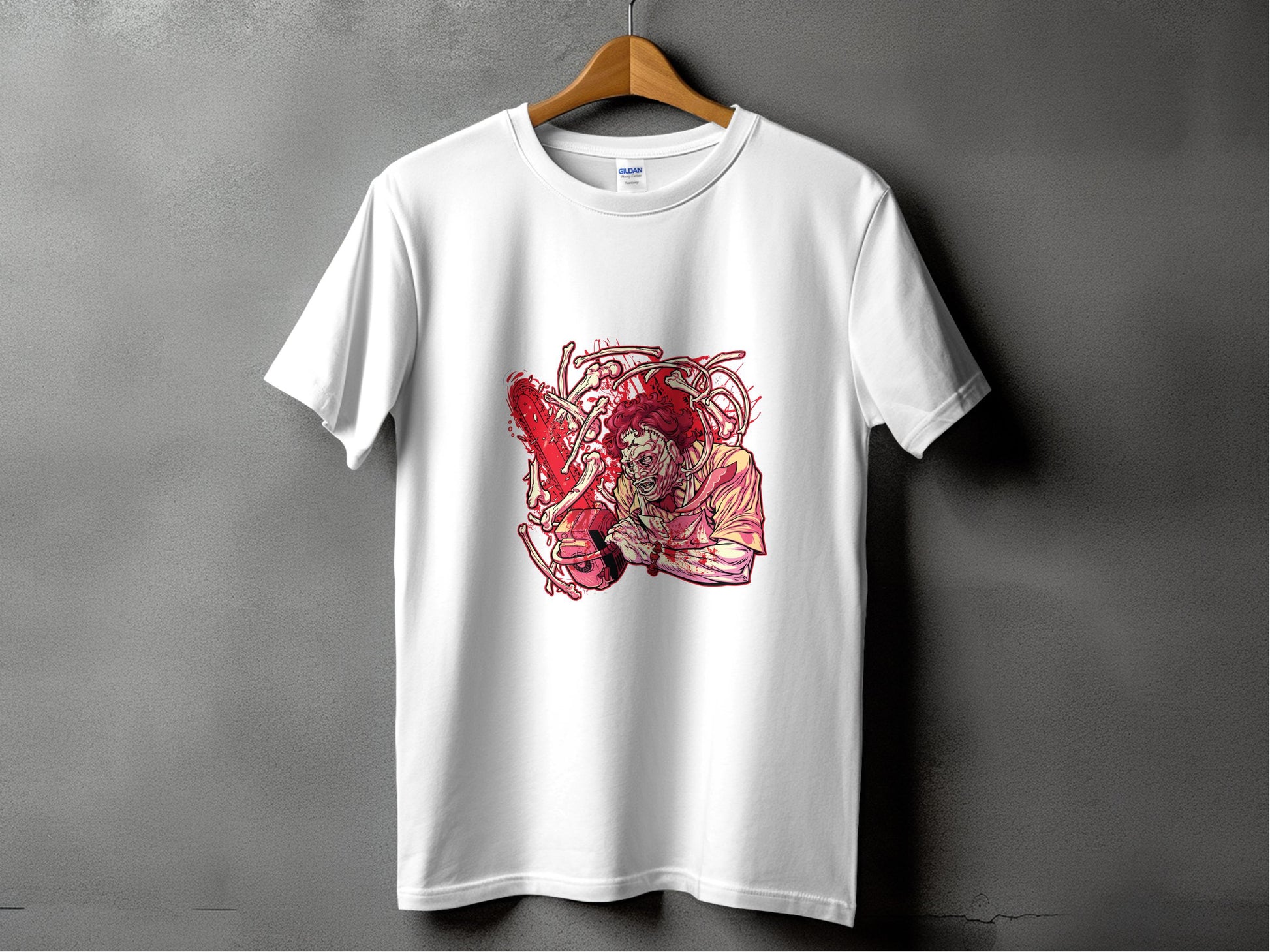 Vivid Artistic Samurai Design Printed T-Shirt product type