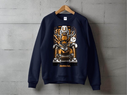 Hipster Deer Street Art Graphic Design For Casual Sweater - Design & Vybe