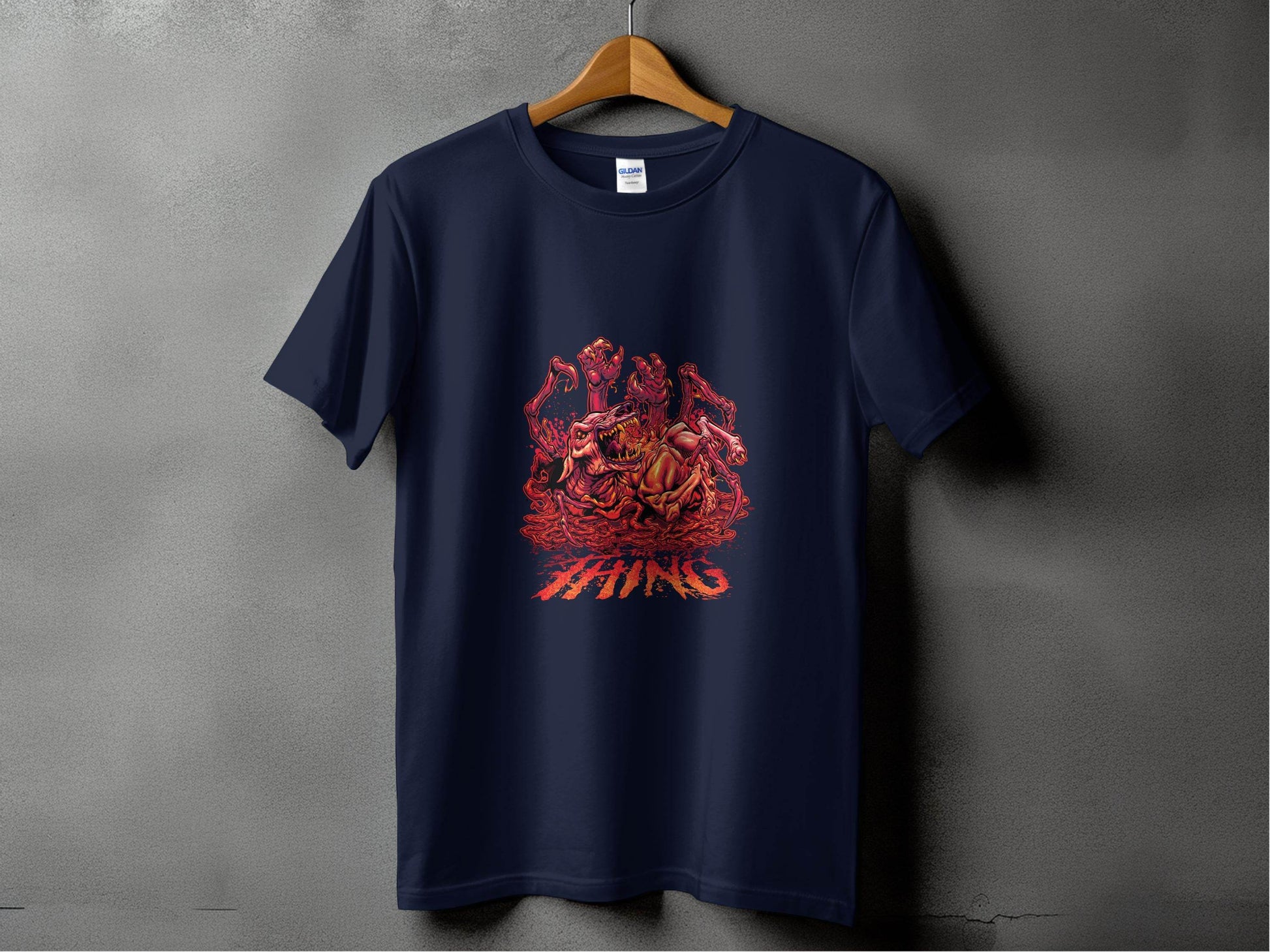 The Thing Horror Monster Dog Graphic Art Design T-Shirt - Design & Vybe