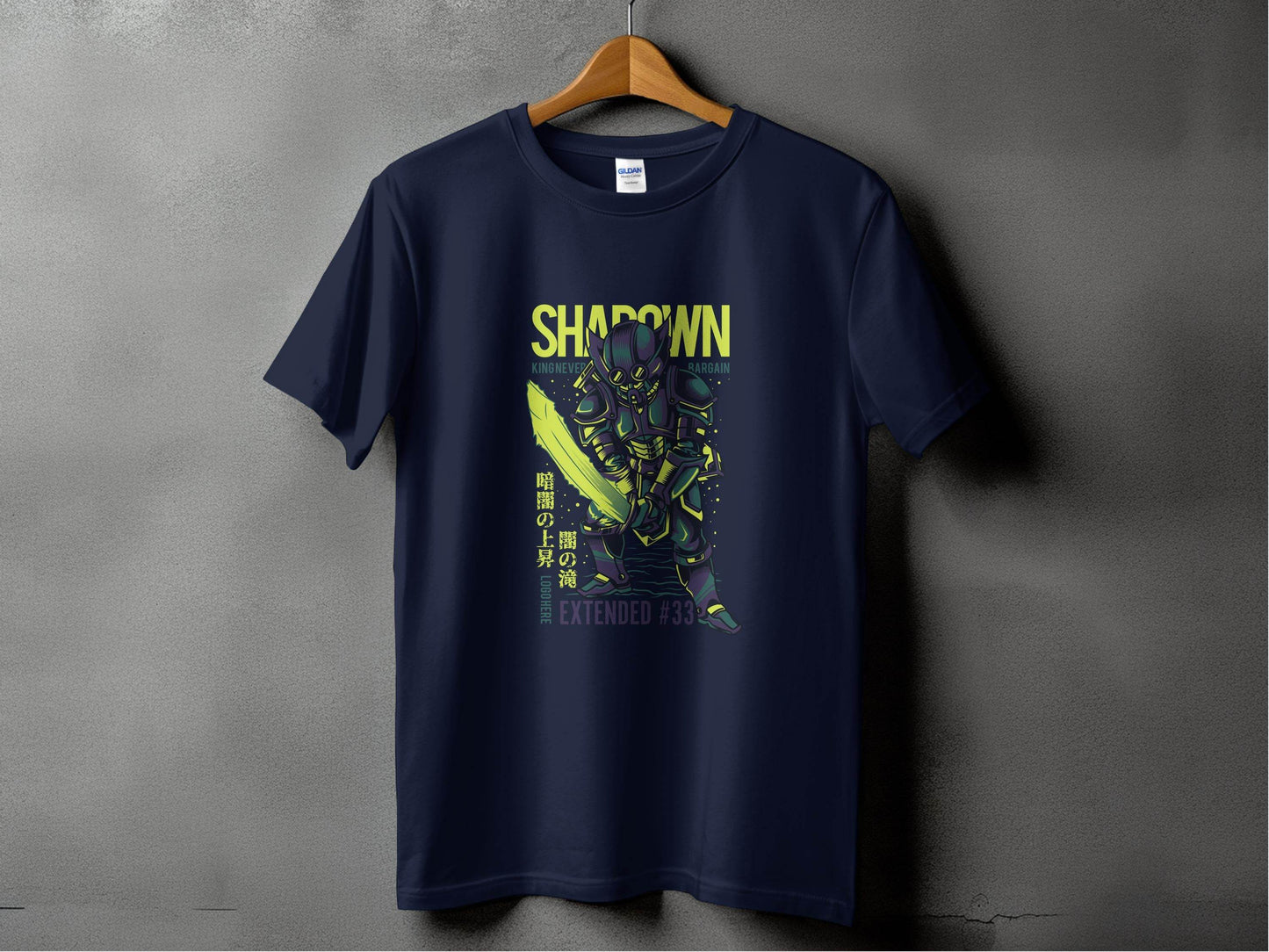 King Never Bargain Extended Knight Vector Art T-Shirt - Design & Vybe