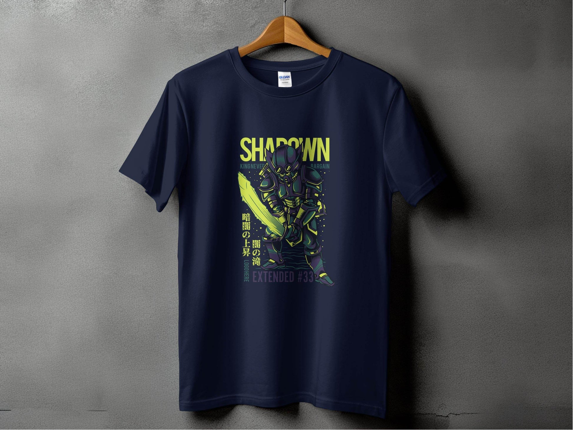 King Never Bargain Extended Knight Vector Art T-Shirt - Design & Vybe