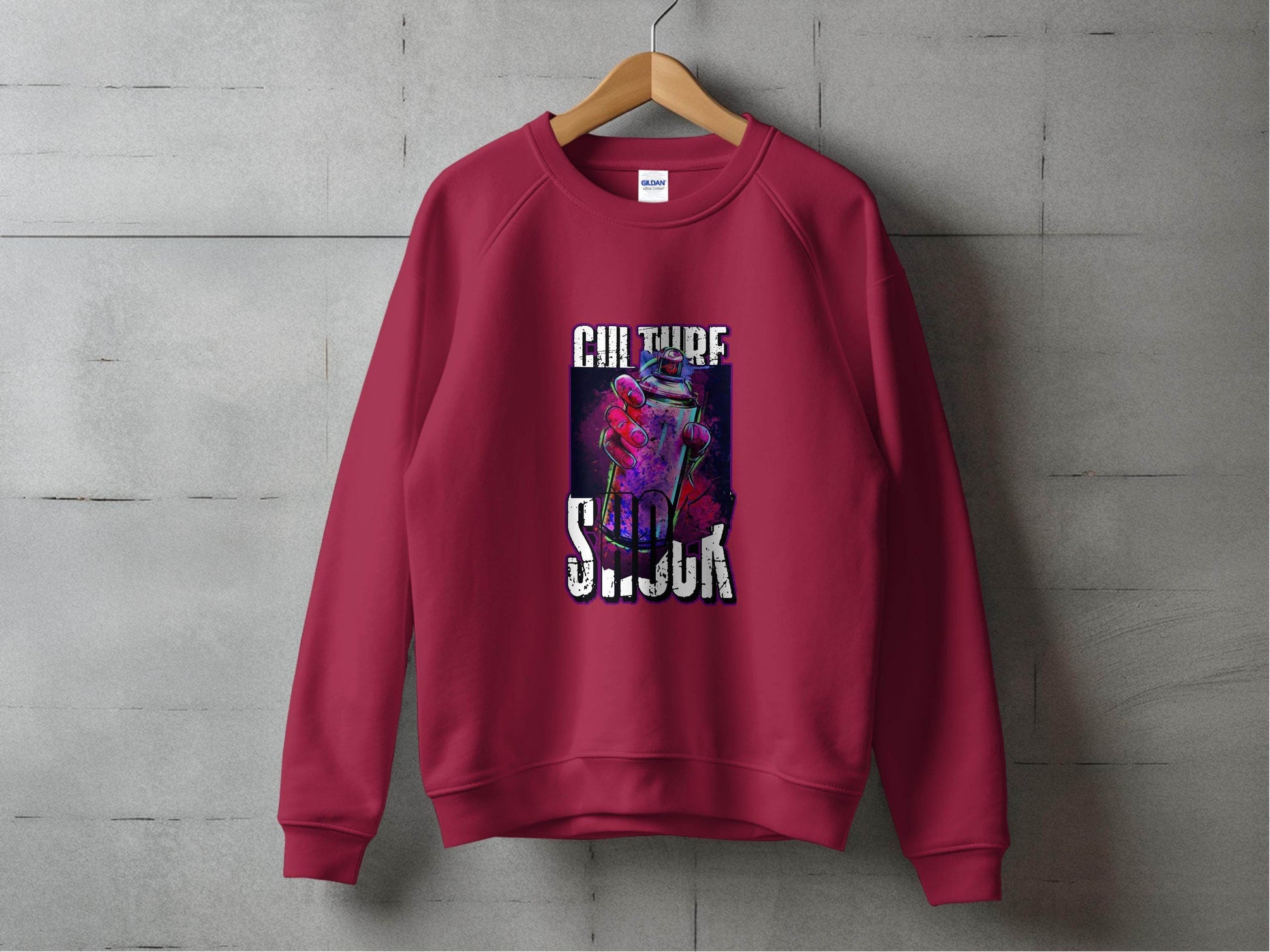 Culture Shock Spray Paint Art Cool Style Sweater - Design & Vybe
