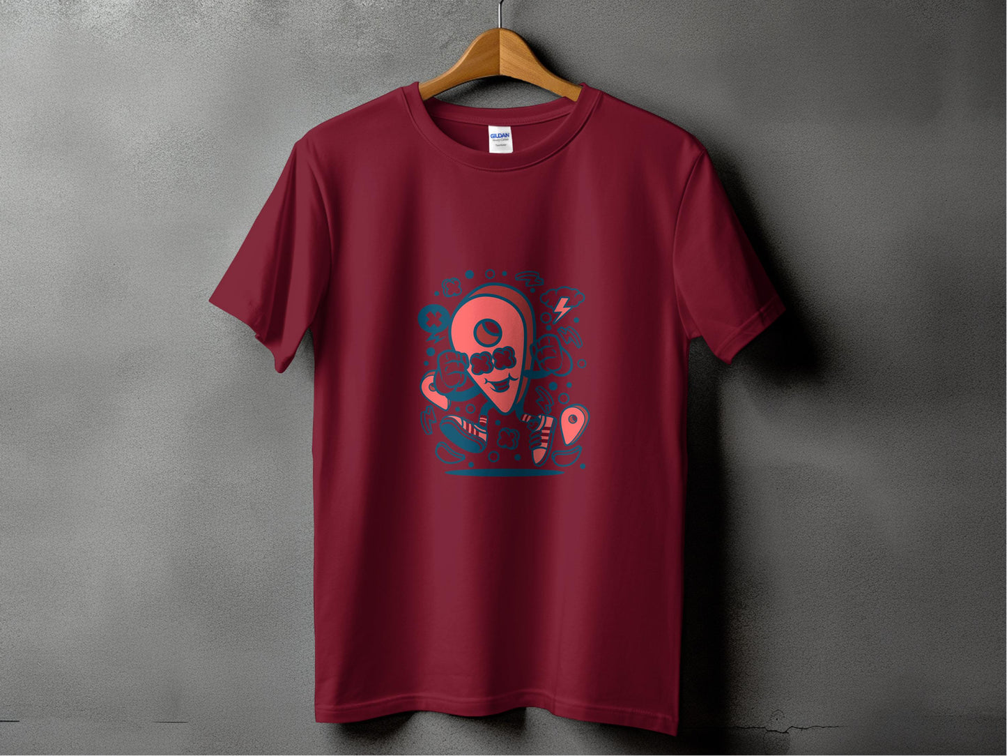 Skeleton Pirate Graphic Short Sleeve T-Shirt product