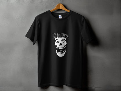 Misfits Inspired Graphic Tee Skull Face T-Shirt product