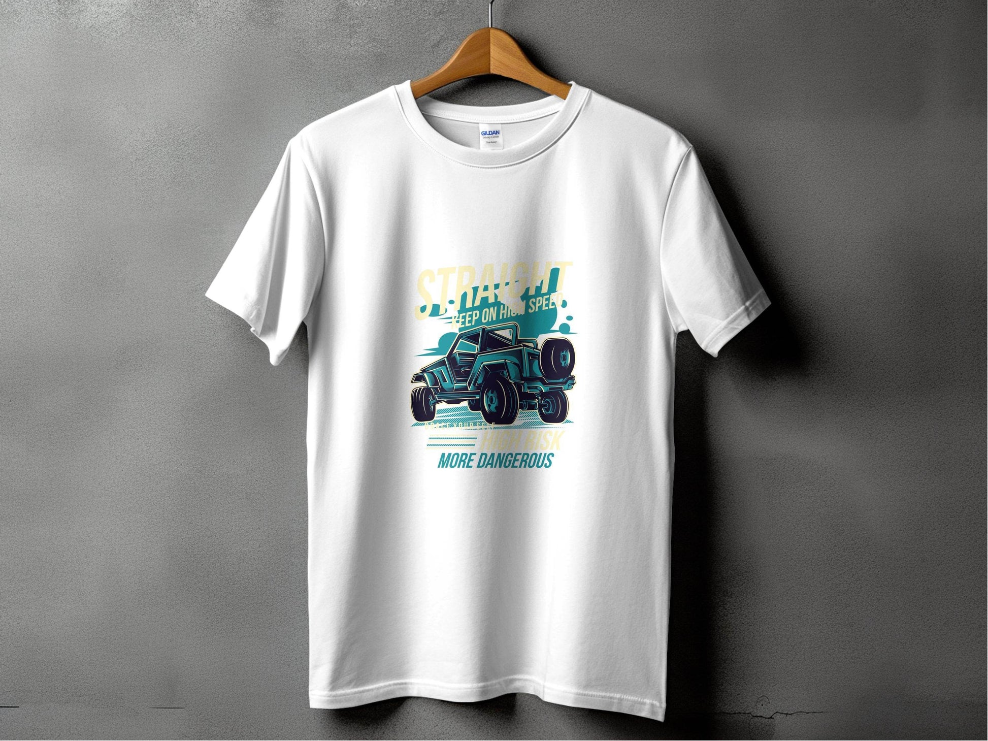 Straight Keep on High Speed More Dangerous T-Shirt - Design & Vybe