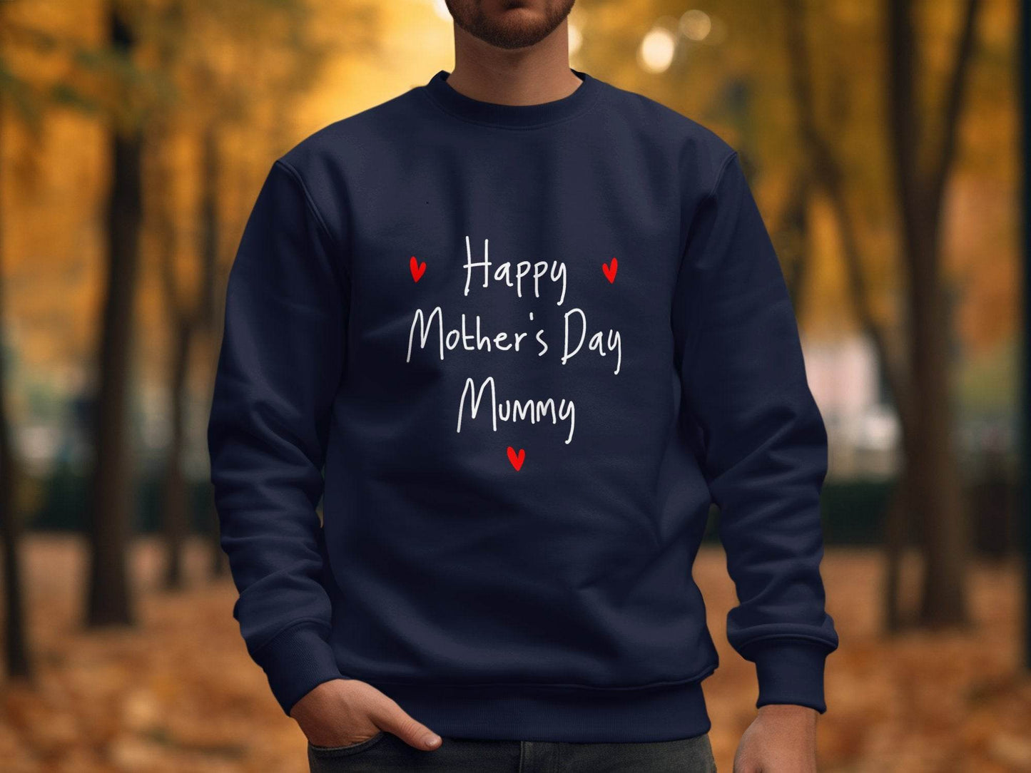 Happy Mother's Day Mummy Heart Design Graphic Sweater - Design & Vybe