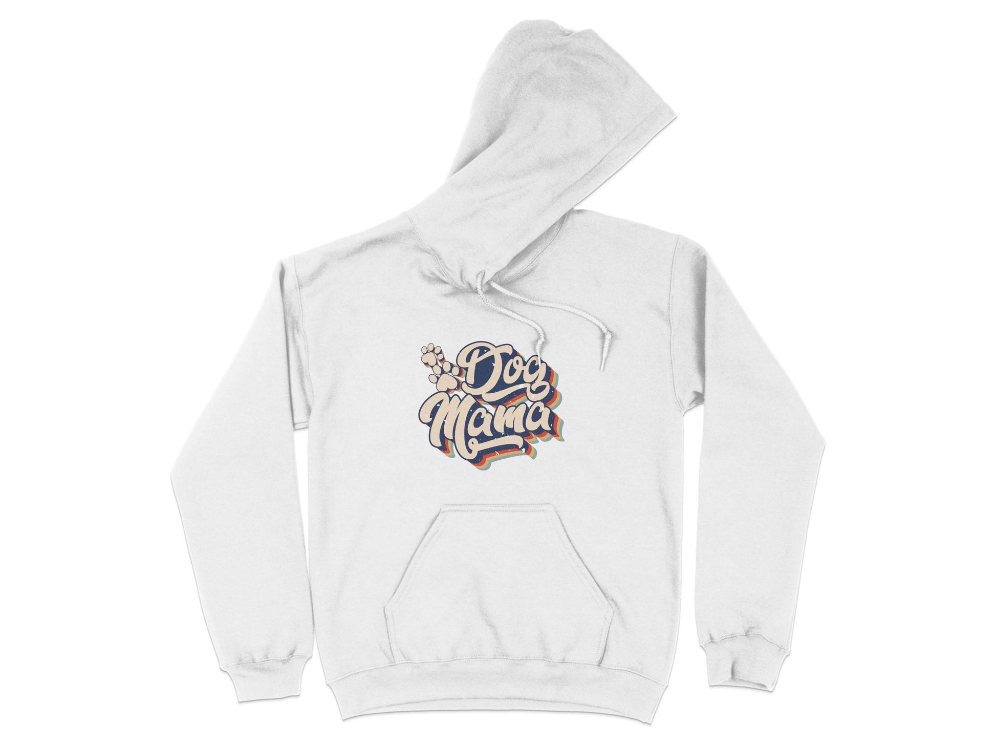 Retro Style Dog Mama Vintage Design Graphic Hoodie - Design & Vybe