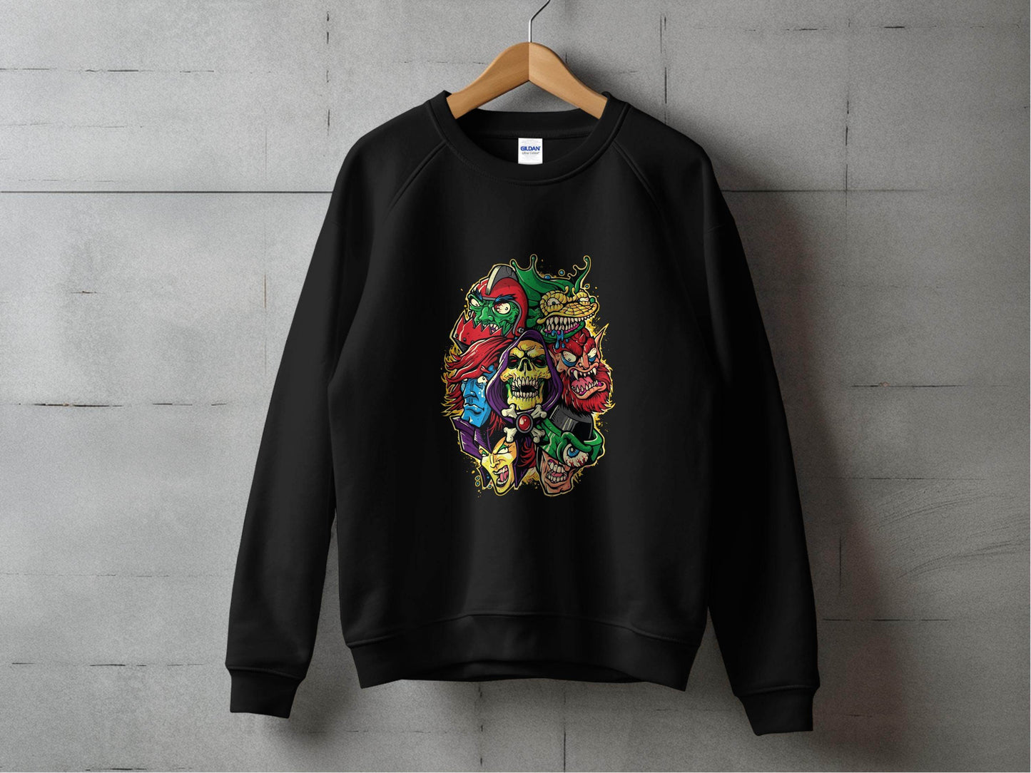 Masters of the Universe Cartoon Villains Collage Sweater - Design & Vybe
