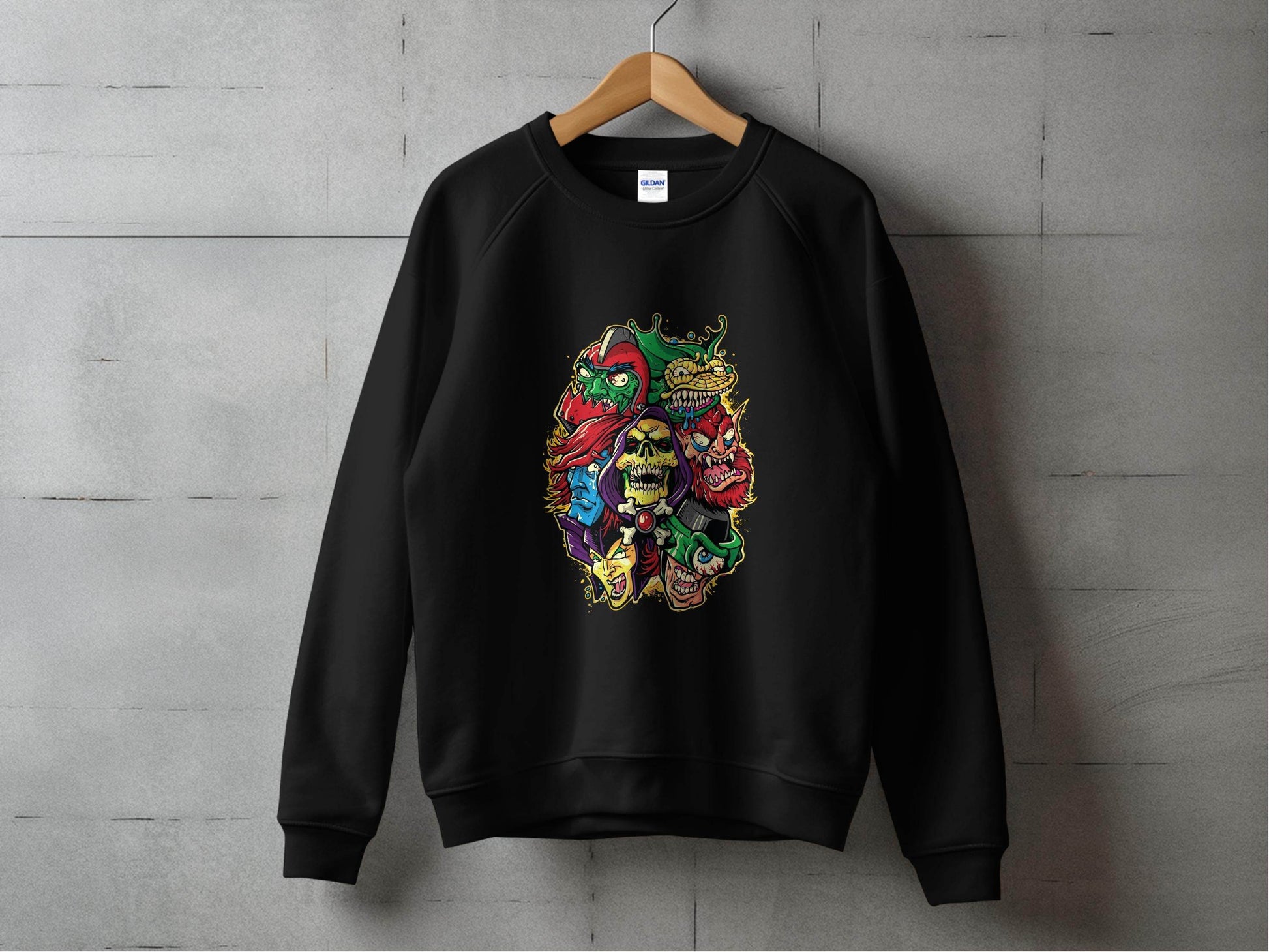 Masters of the Universe Cartoon Villains Collage Sweater - Design & Vybe