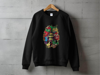 Masters of the Universe Cartoon Villains Collage Sweater - Design & Vybe