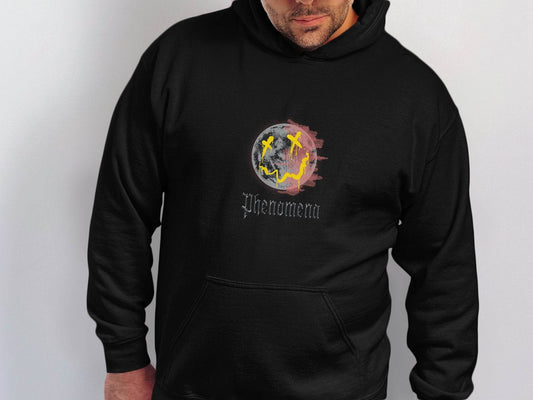 Phenomena Gothic Grunge Smile Face Design Style Hoodie - Design & Vybe
