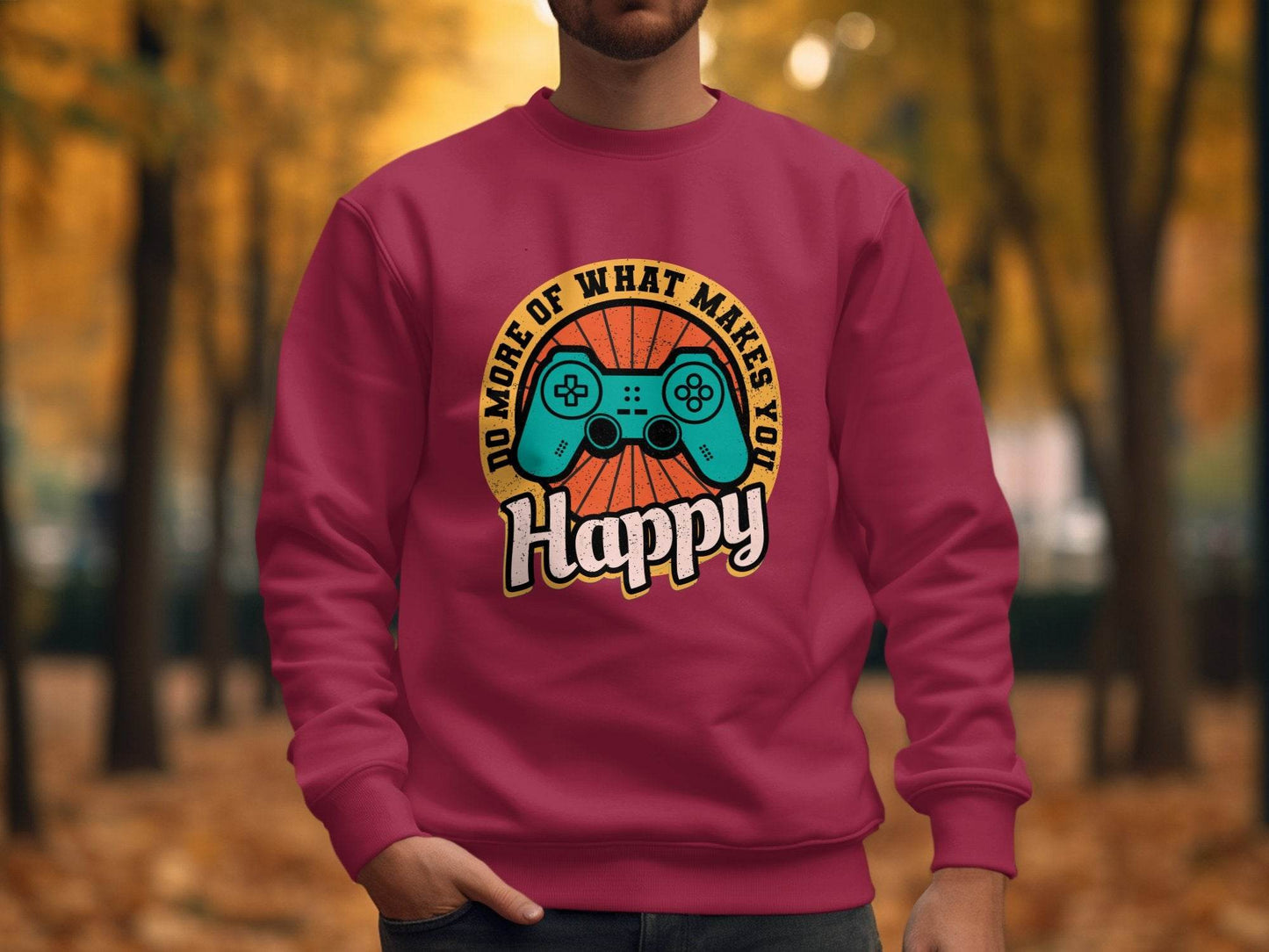 Do More Of What Makes You Happy Graphic Sweater - Design & Vybe