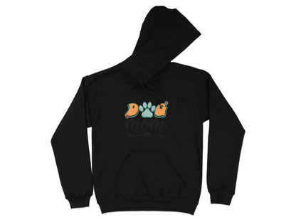 Dog Mom Retro Design Flower And Heart Arrow Graphic Hoodie - Design & Vybe
