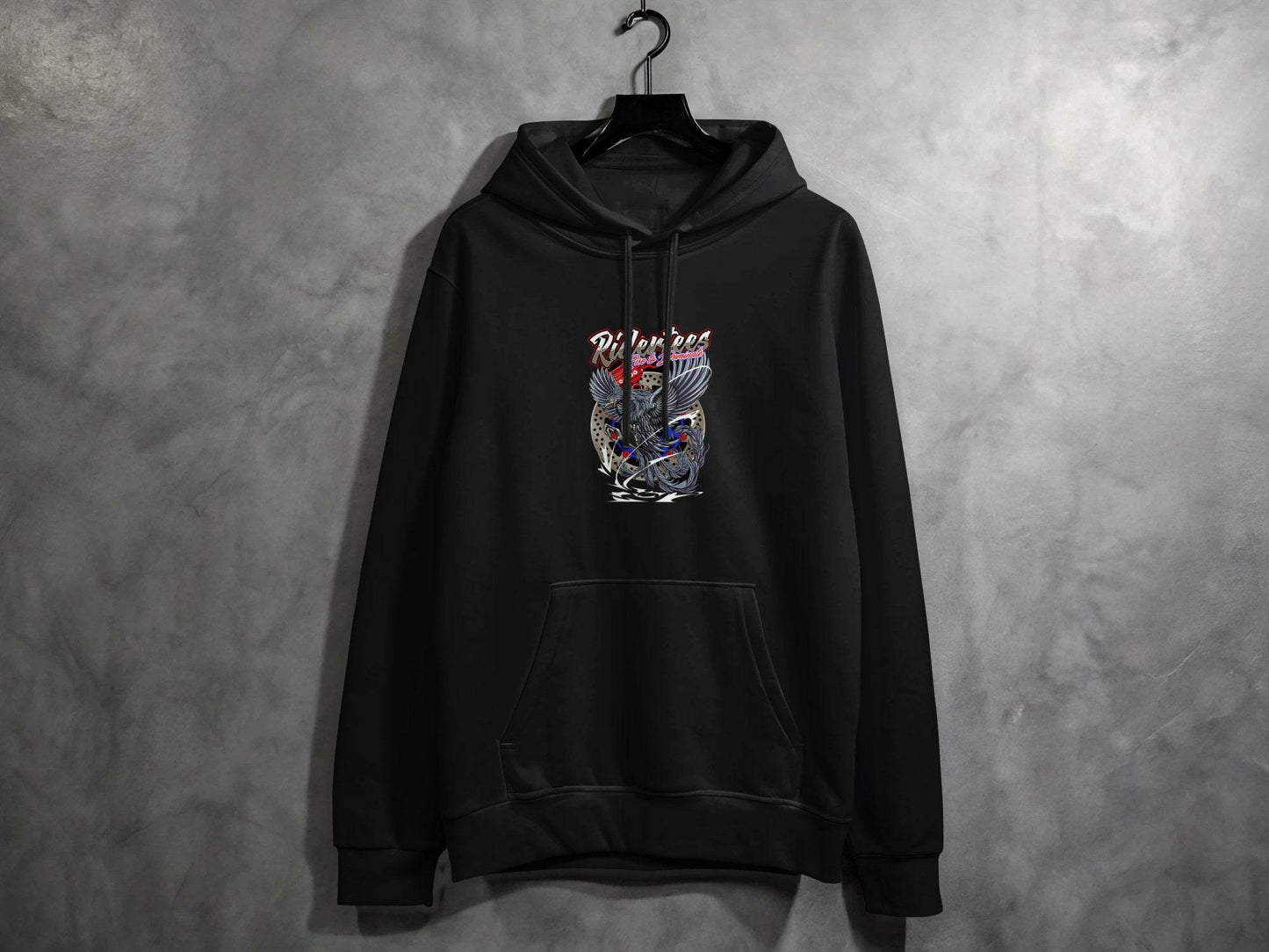 Ridertees Rise to Dominate Phoenix Design Graphic Hoodie - Design & Vybe