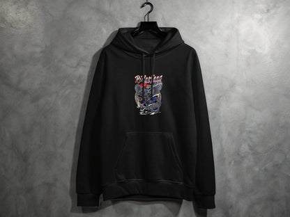 Ridertees Rise to Dominate Phoenix Design Graphic Hoodie - Design & Vybe
