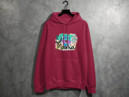 Dog Mama Colorful Graphic Design Great Gift Idea Hoodie - Design & Vybe