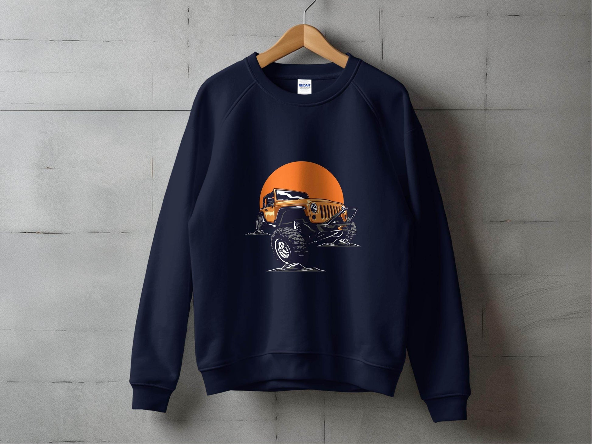 Off-Roading Graphic Printed Adventure Sweater - Design & Vybe