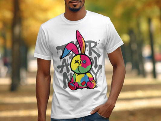 Vibrant Bunny Graphic Print T-shirt product