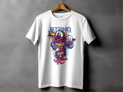 Stand Alone Cartoon Character Illustration Graphic T-Shirt - Design & Vybe