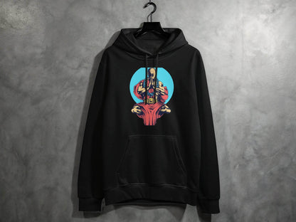 Inner Peace Meditating Monk Art Comfort Hoodie - Design & Vybe