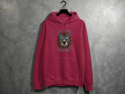 Ferocious Wild Dog Graphic Design Sweater - Design & Vybe