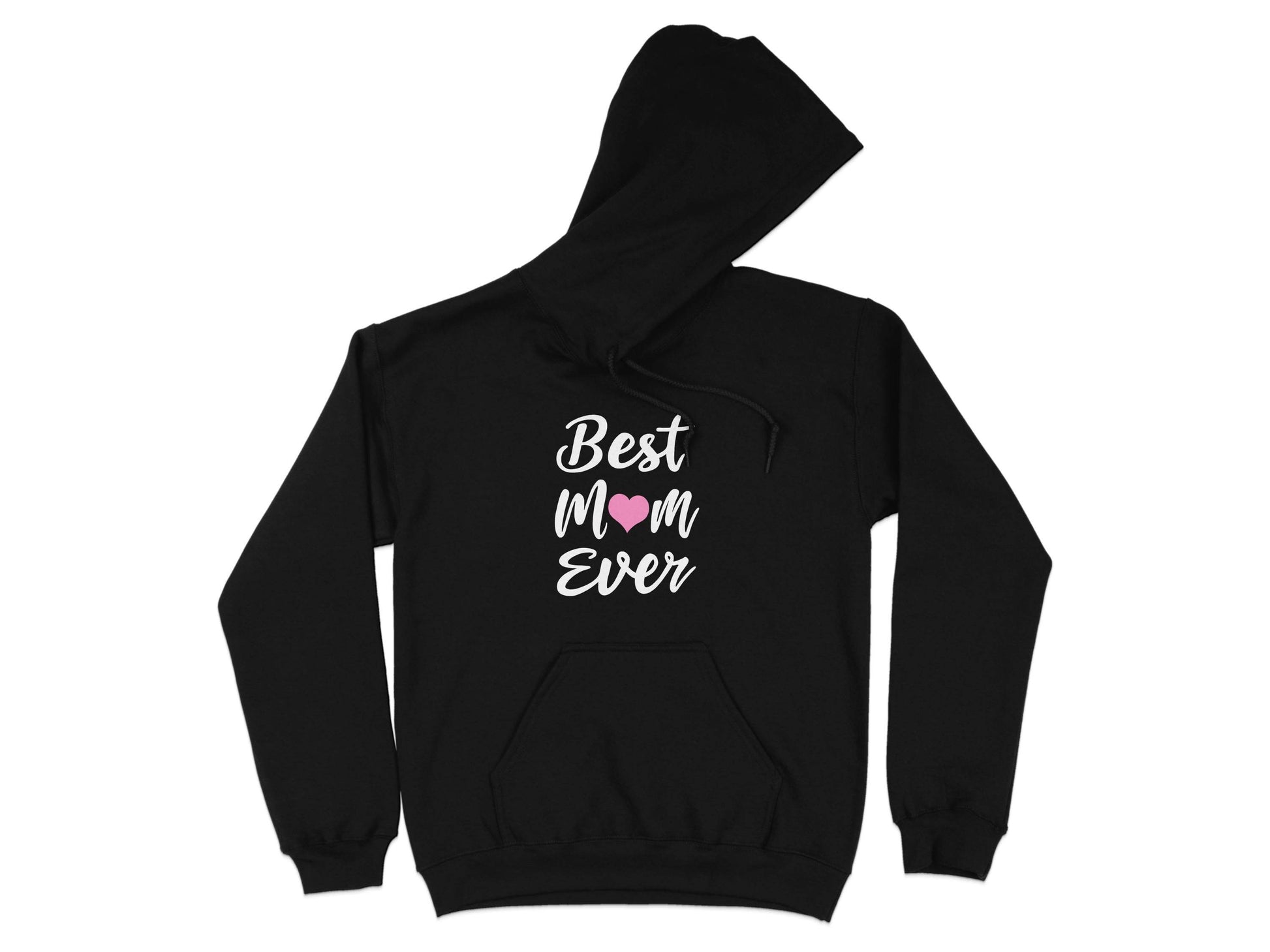 Best Mom Ever with Heart Mothers Day Celebration Hoodie - Design & Vybe
