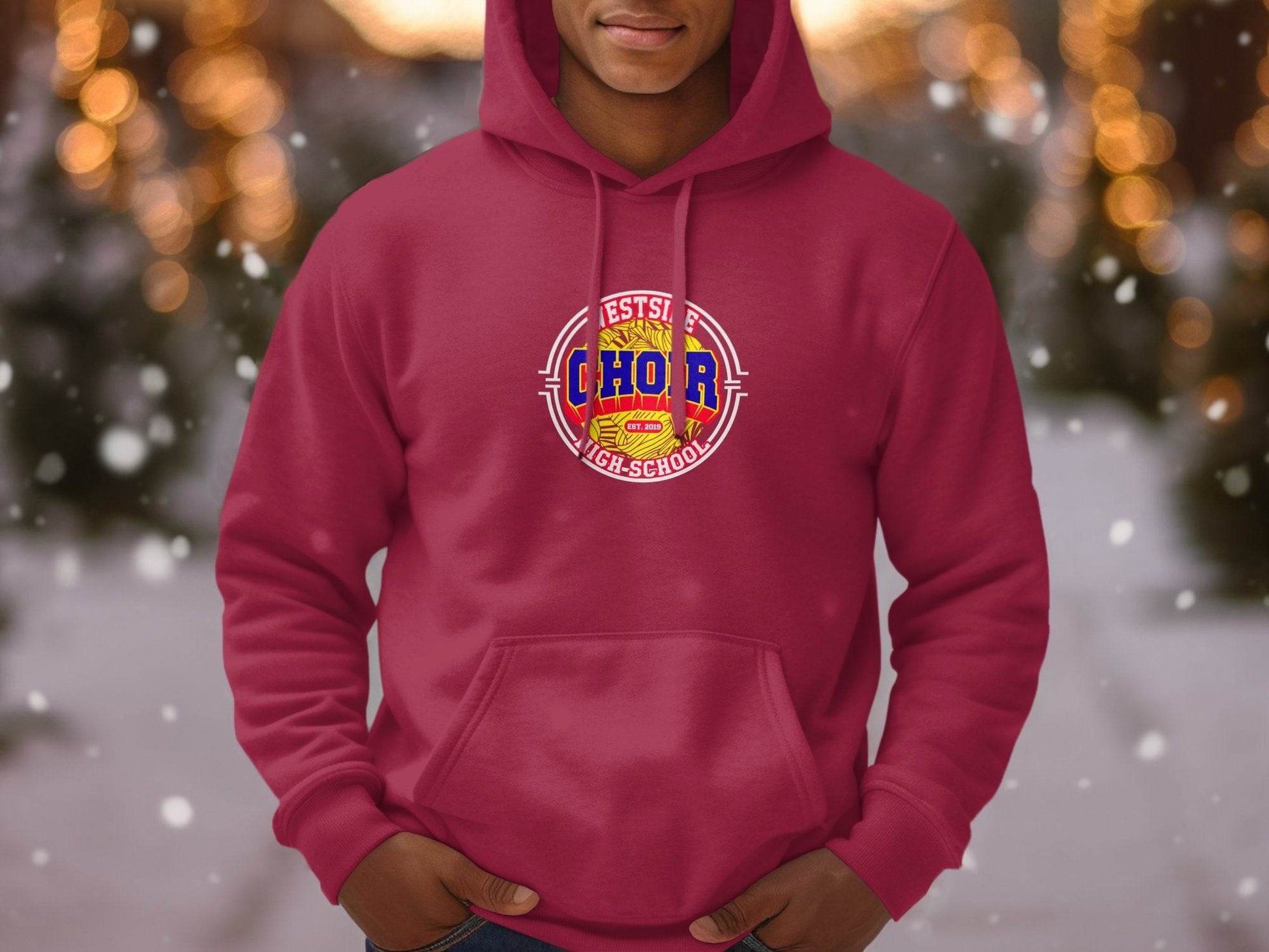 Westside High School Choir Retro Graphic Design Hoodie - Design & Vybe