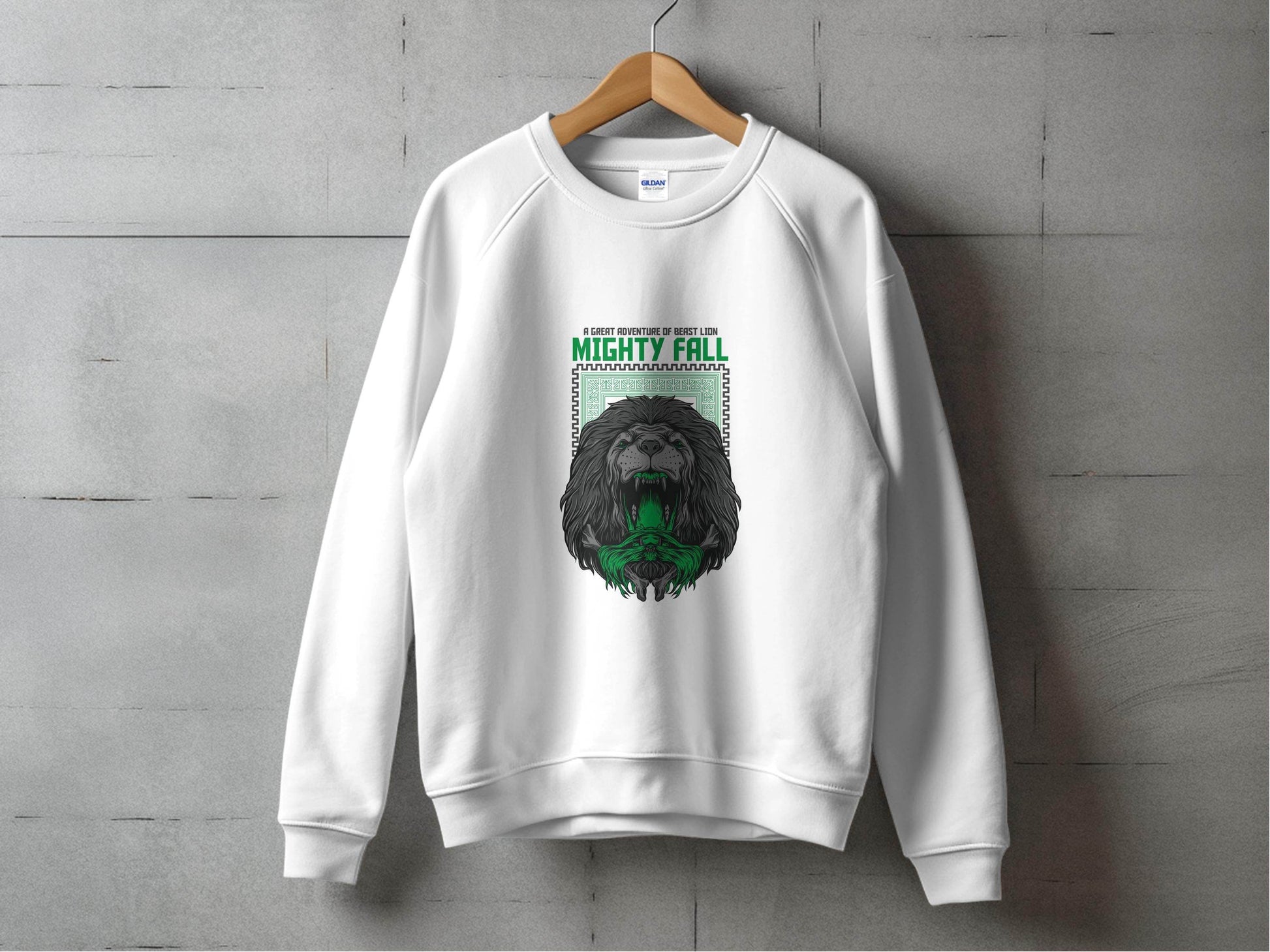 A Great Adventure Of Beast Lion Mighty Fall Design Hoodie - Design & Vybe