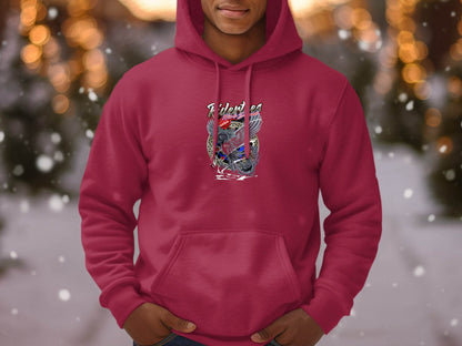Ridertees Rise to Dominate Phoenix Design Graphic Hoodie - Design & Vybe