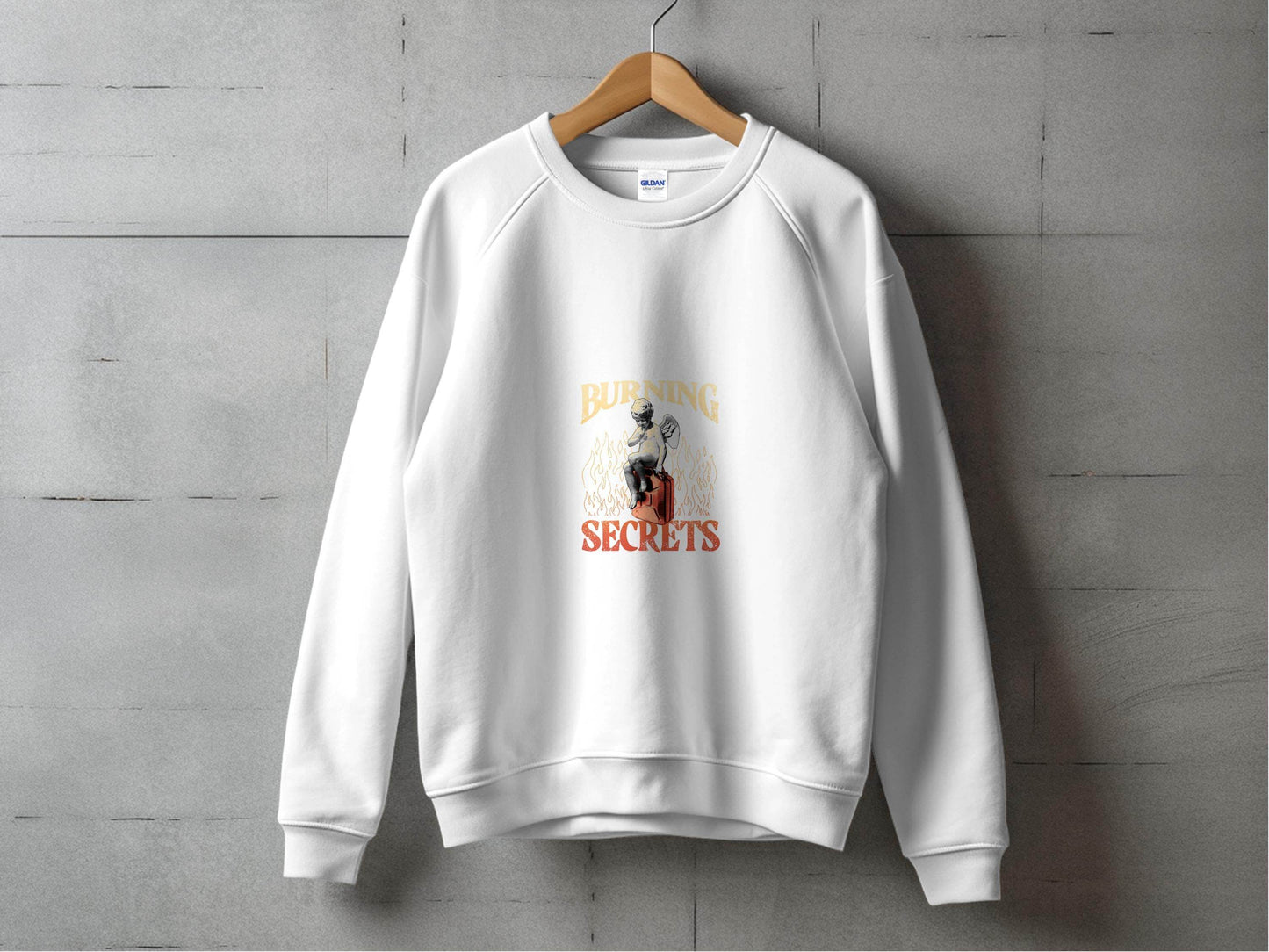 Burning Secrets Angel Graphic Novelty Design Cool Sweater - Design & Vybe