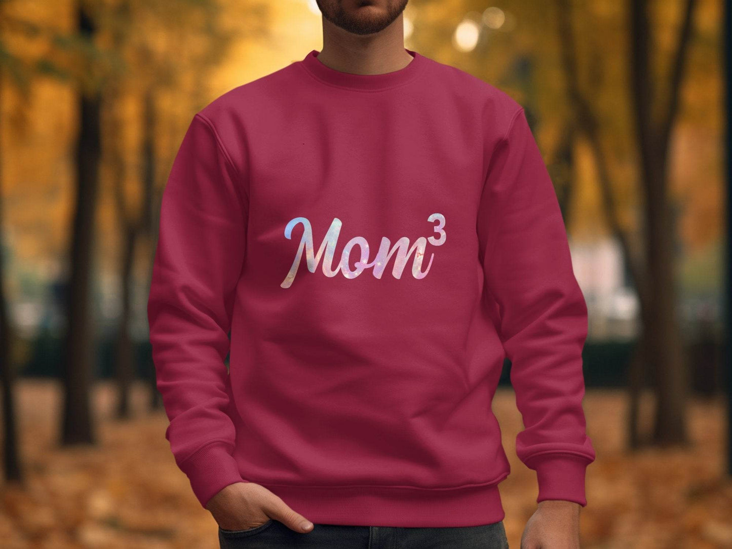 Mom Cubed Galaxy Design For Mothers Mothers Day Sweater - Design & Vybe