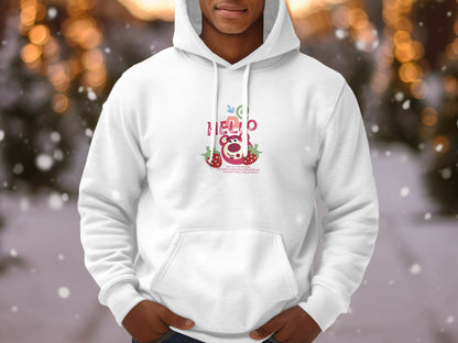 Festive Winter Hello Graphic Hoodie Sweatshirt product