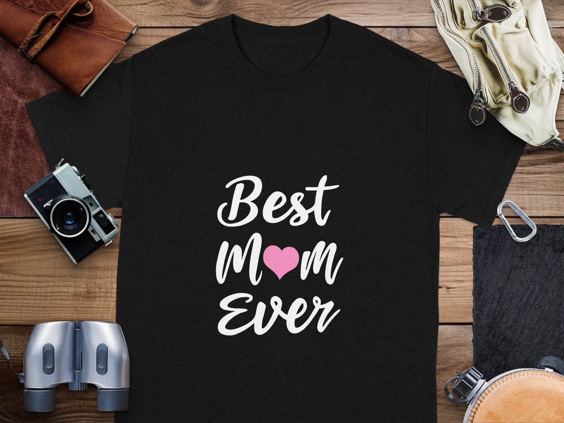 Best Mom Ever with Heart Mothers Day Celebration T-Shirt - Design & Vybe