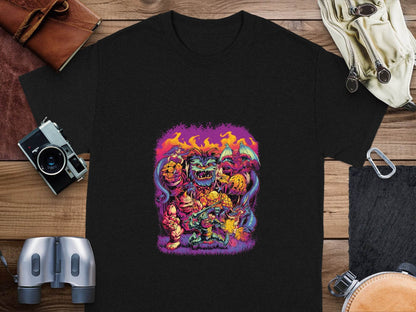 Epic Fantasy Illustration Featuring Fearsome Creatures T-Shirt - Design & Vybe