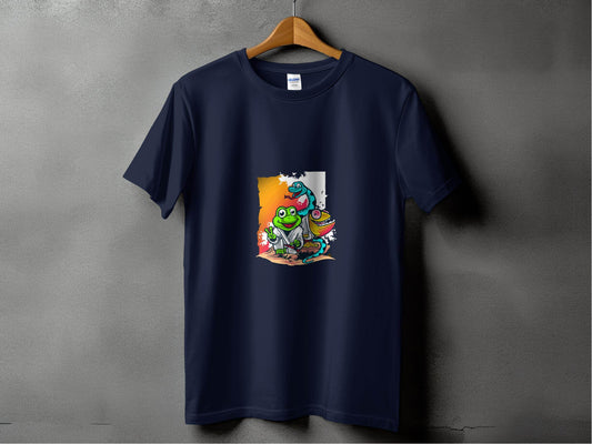 Animals in a Dojo Fighting Styles Illustration T-Shirt - Design & Vybe