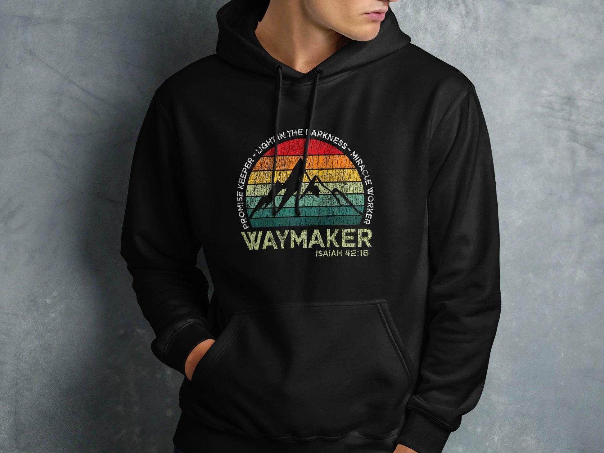 Waymaker Isaiah 42:16 Light In The Darkness Hoodie - Design & Vybe