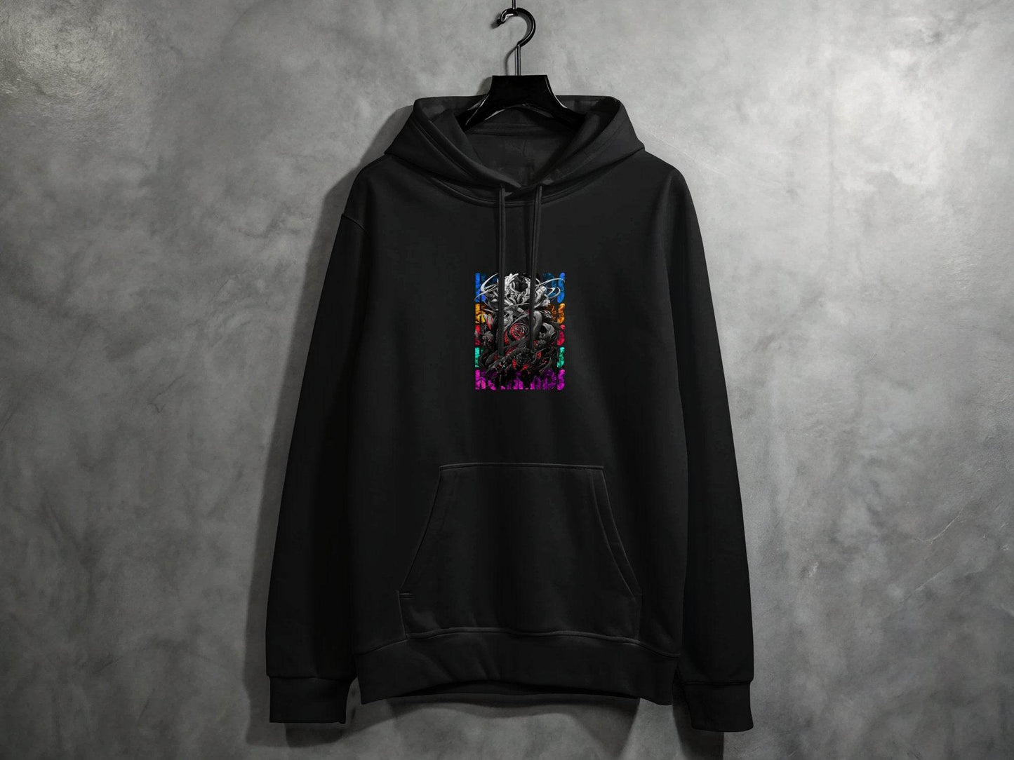 Complex Creature Design with Colorful Accents Premium Hoodie - Design & Vybe