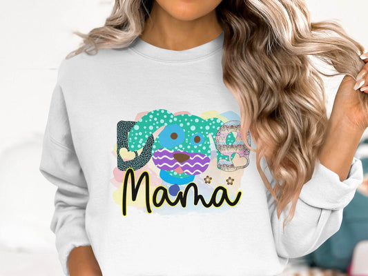 Dog Mama Colorful Graphic Design Great Gift Idea Sweater - Design & Vybe