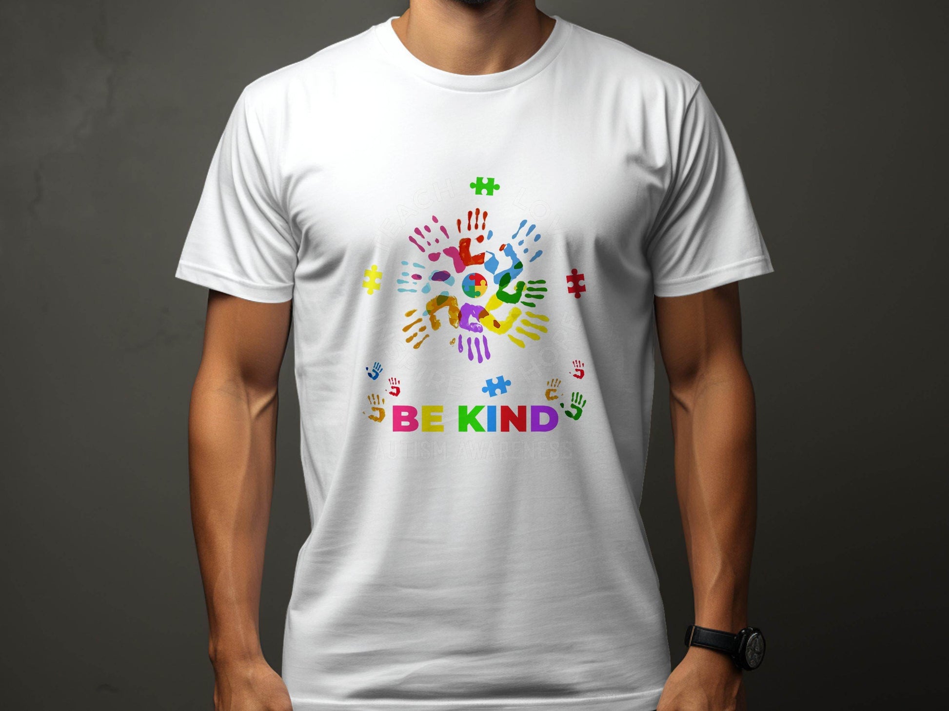 Autism Awareness Teach Love Inspire Hope Be Kind T-Shirt - Design & Vybe